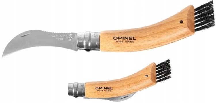 Nóż składany na grzyby z miotełką Opinel No.08