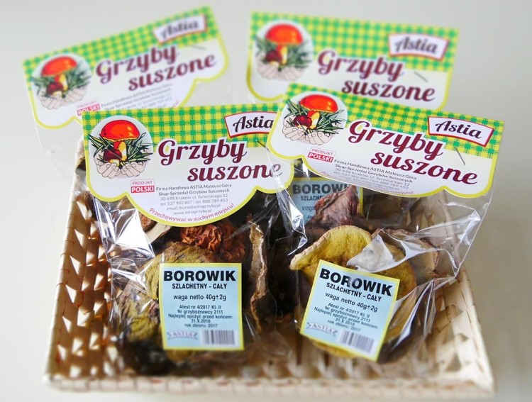 Borowik Suszony Kapelusze 40g