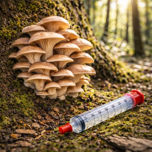 Boczniak mikołajkowy - grzybnia płynna 10ml