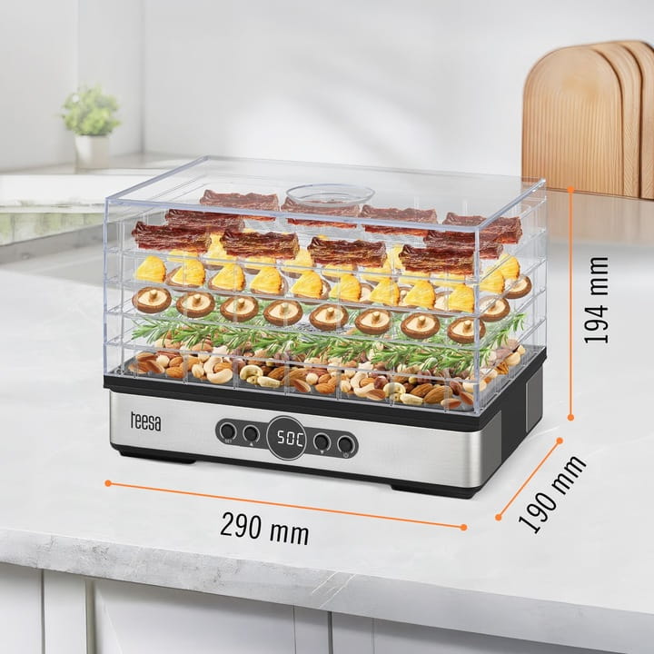 TEESA Suszarka do grzybów, ziół i żywności - dehydrator