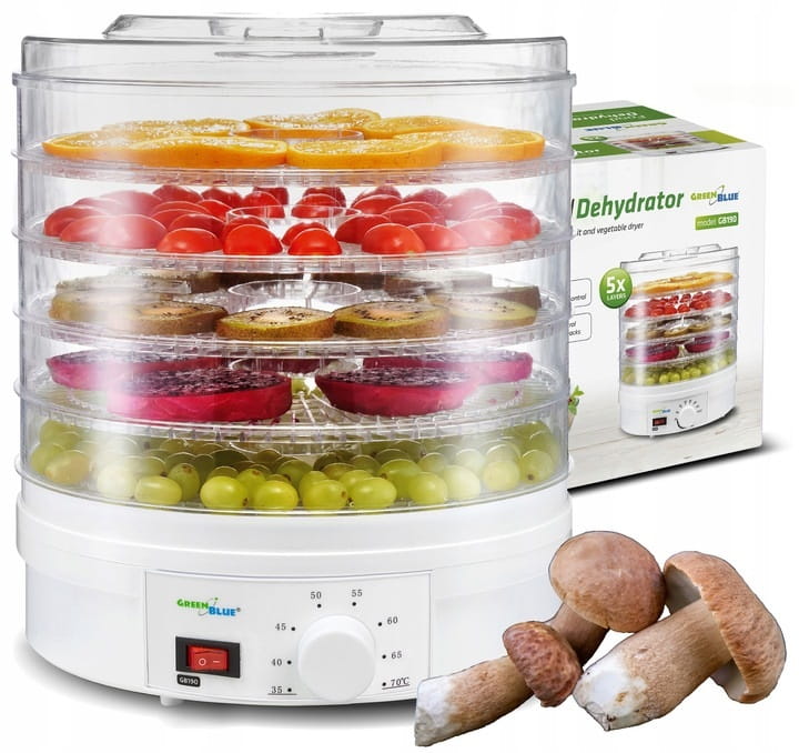 GreenBlue Suszarka do grzybów, ziół i żywności - dehydrator