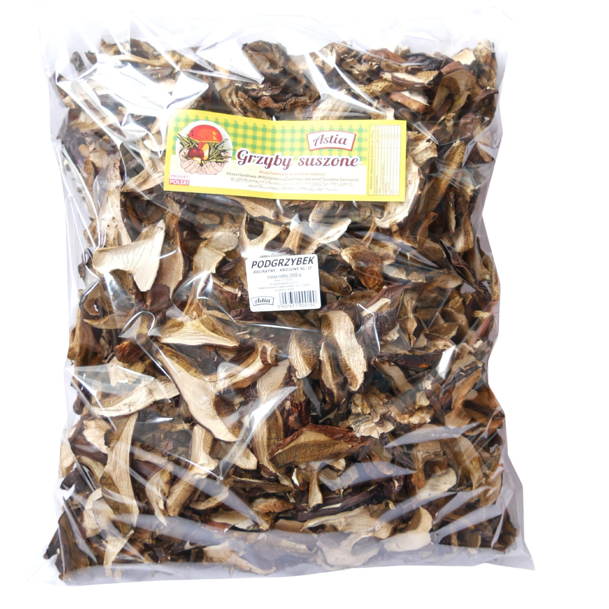 Podgrzybek Krojony Suszony 1 kg