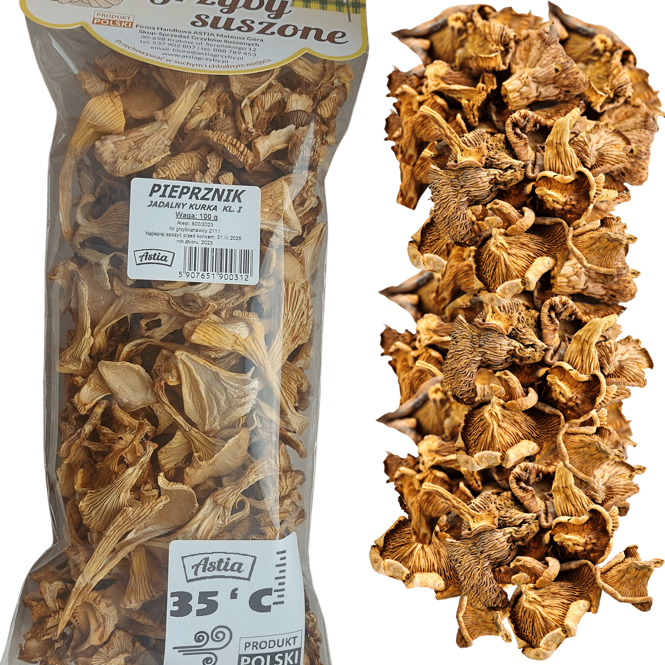 Kurki Suszone Pieprznik 100 g