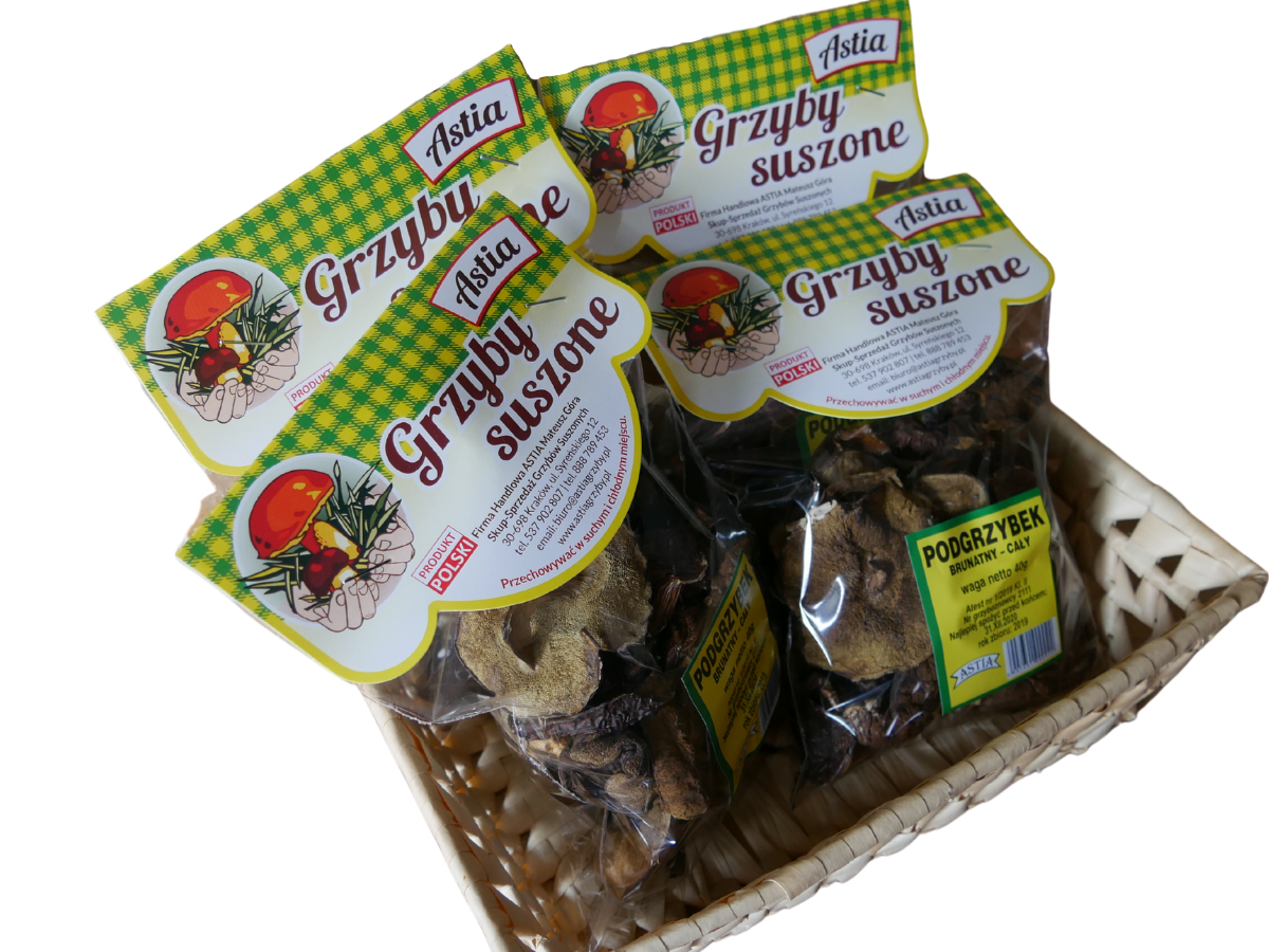 Podgrzybek Suszony Kapelusze 40g