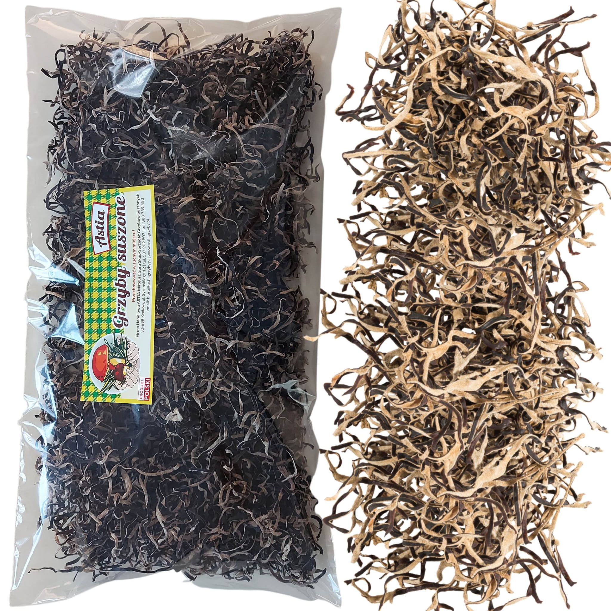 Grzyby Mun Suszone Paski 500g