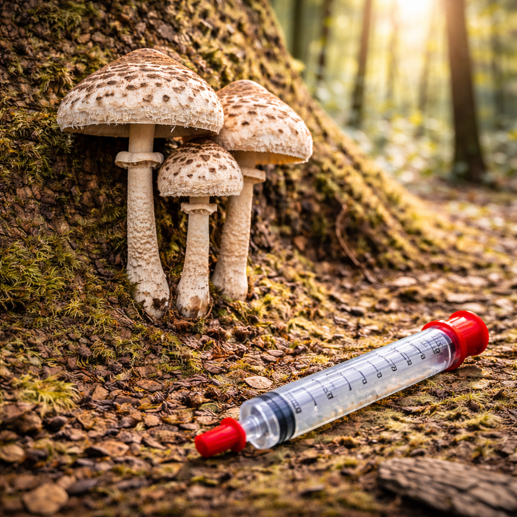Czubajka Kania - grzybnia płynna 10ml